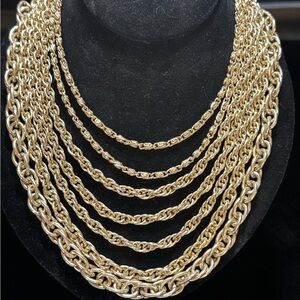 Vintage Gold Chain Necklace